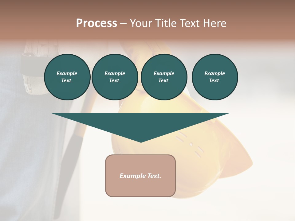 Human Yellow Contractor PowerPoint Template
