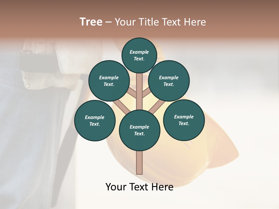 Human Yellow Contractor PowerPoint Template