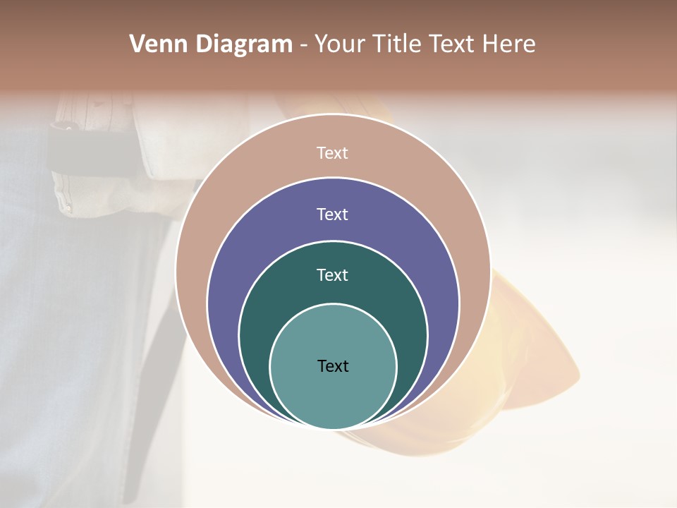 Human Yellow Contractor PowerPoint Template