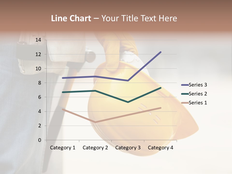 Human Yellow Contractor PowerPoint Template