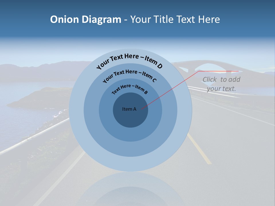 Ecology Ocean Highway PowerPoint Template