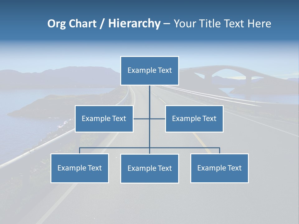Ecology Ocean Highway PowerPoint Template