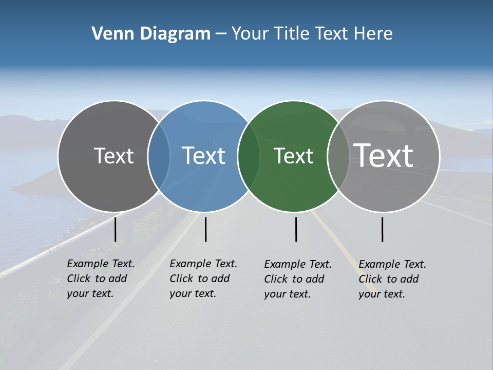 Ecology Ocean Highway PowerPoint Template