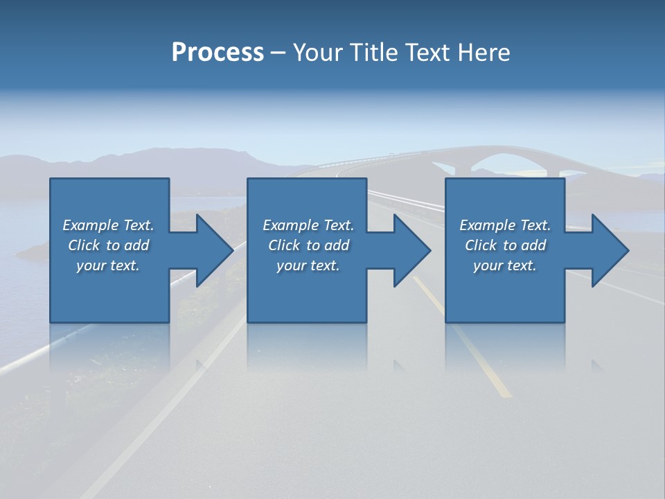 Ecology Ocean Highway PowerPoint Template
