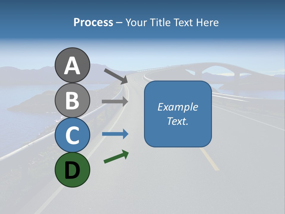 Ecology Ocean Highway PowerPoint Template