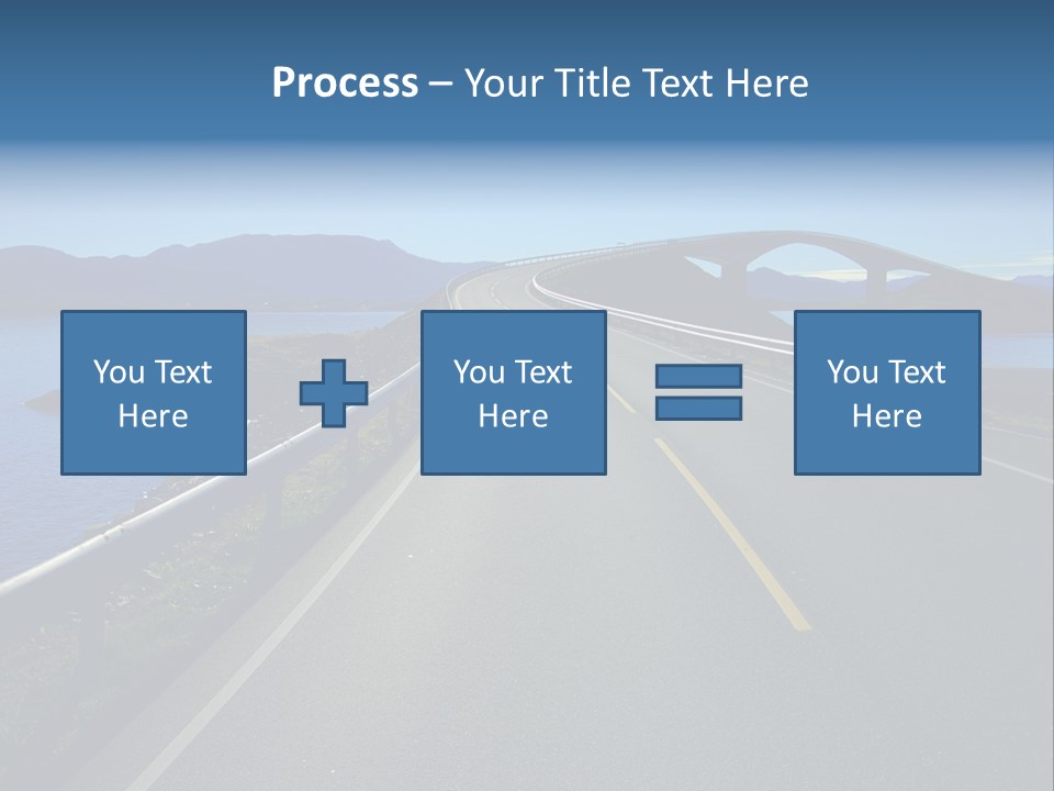 Ecology Ocean Highway PowerPoint Template
