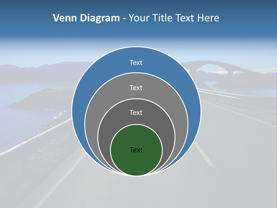 Ecology Ocean Highway PowerPoint Template
