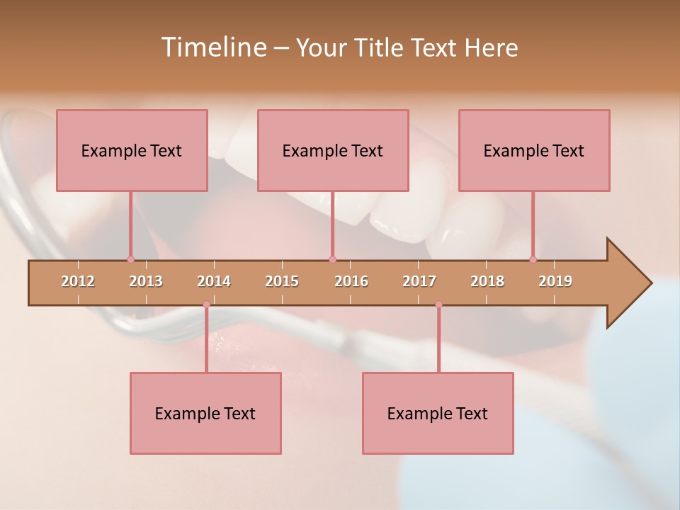 Dentist Saliva Examine PowerPoint Template