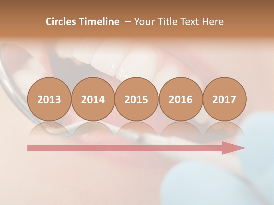 Dentist Saliva Examine PowerPoint Template