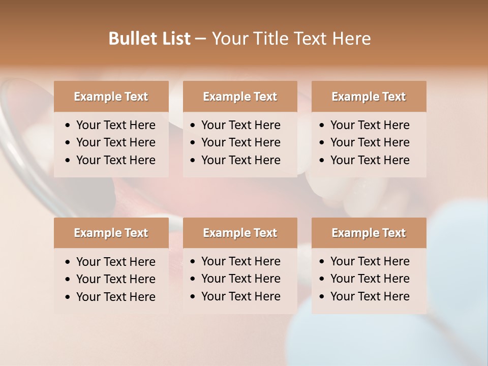 Dentist Saliva Examine PowerPoint Template