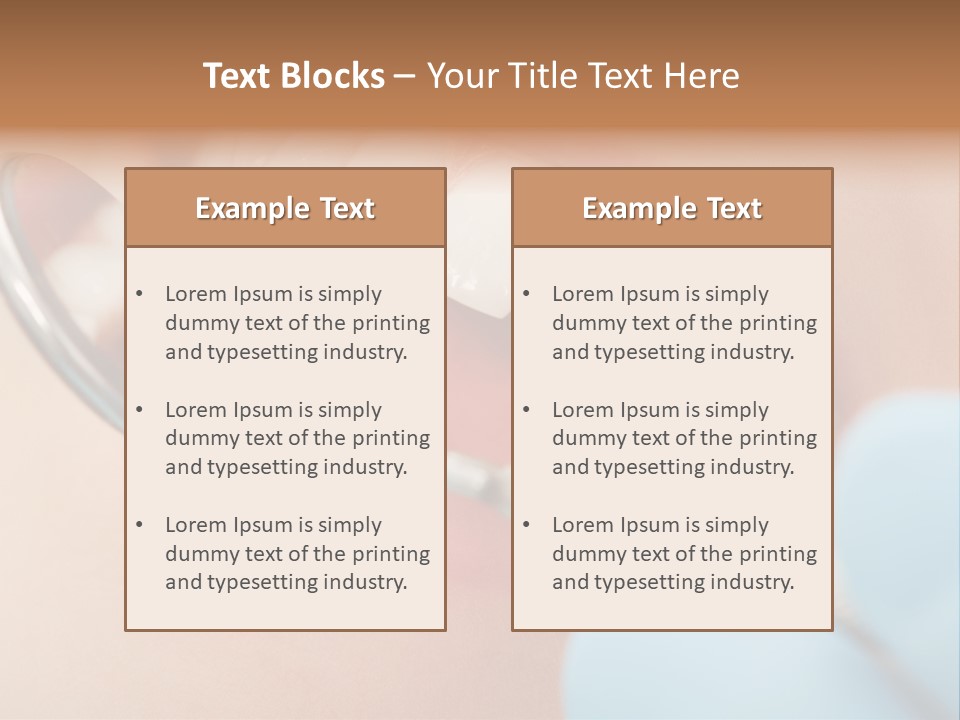 Dentist Saliva Examine PowerPoint Template