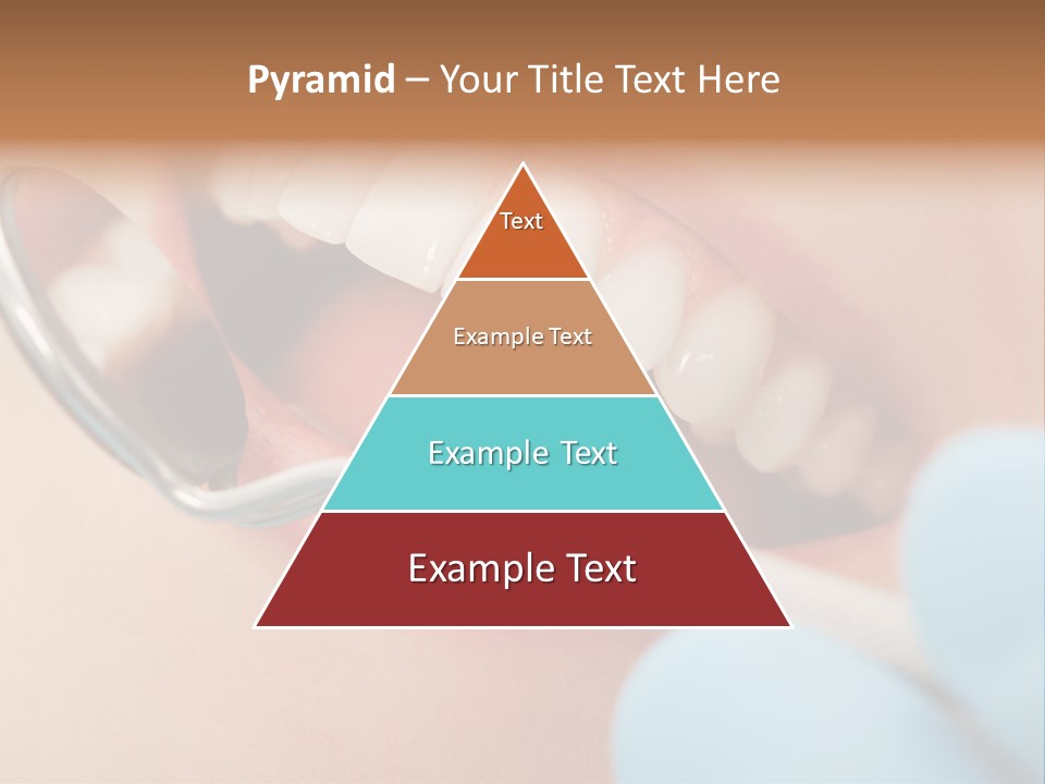 Dentist Saliva Examine PowerPoint Template