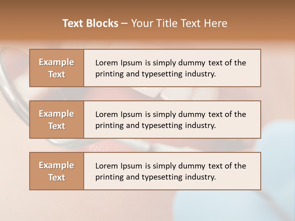 Dentist Saliva Examine PowerPoint Template
