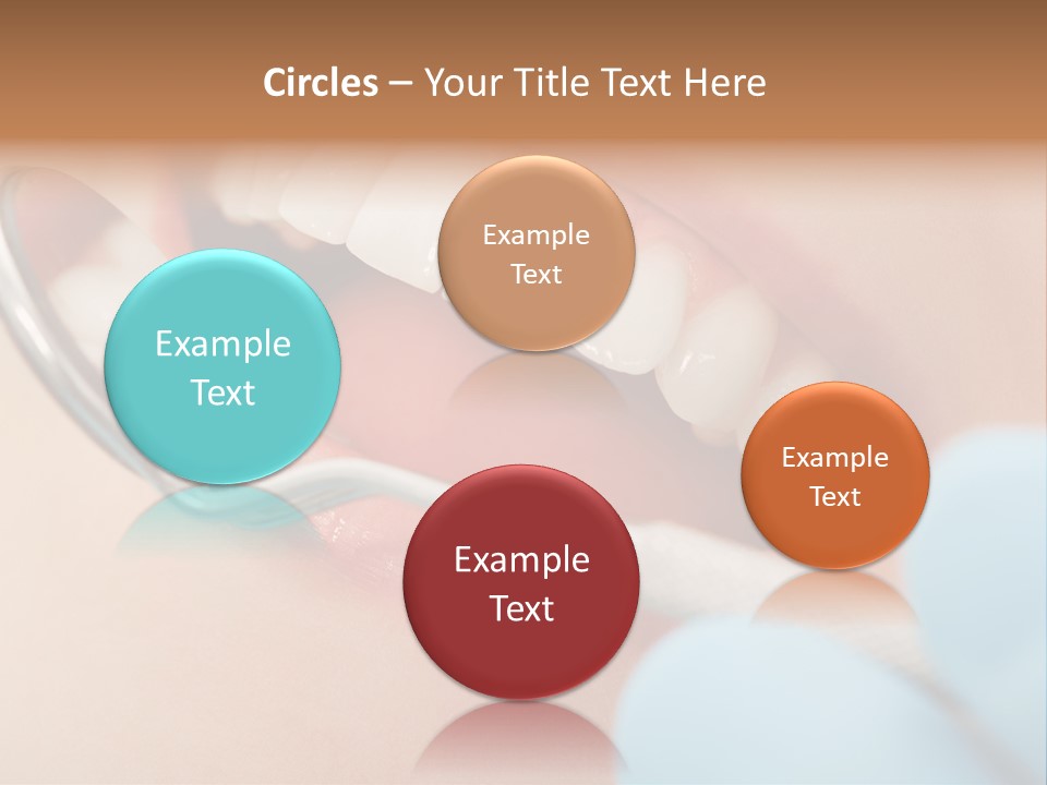 Dentist Saliva Examine PowerPoint Template