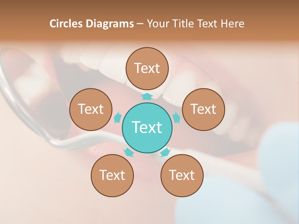 Dentist Saliva Examine PowerPoint Template