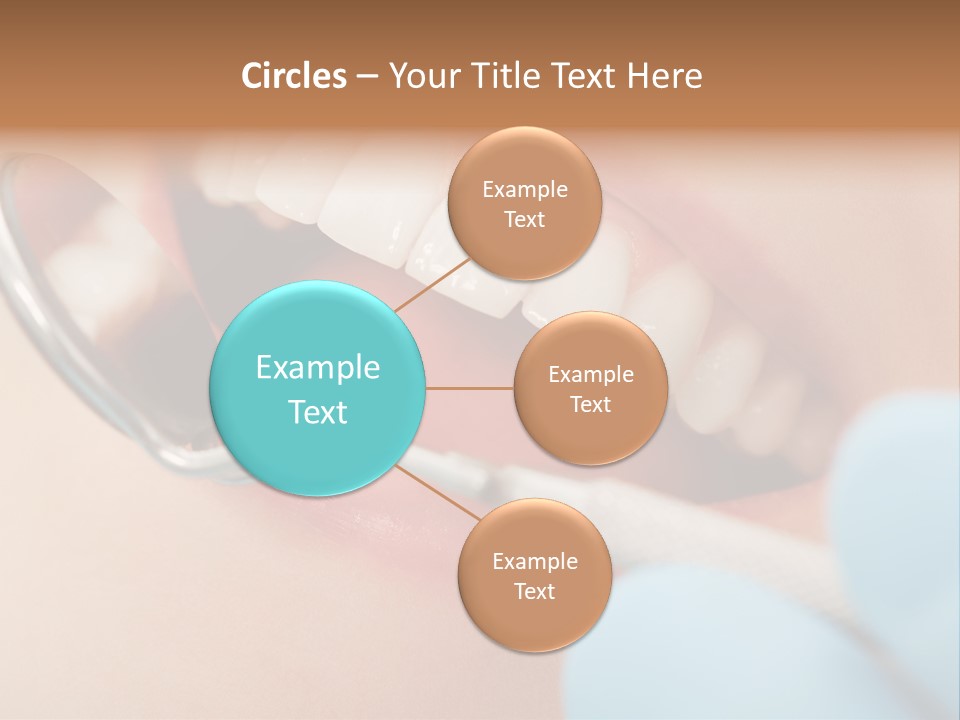 Dentist Saliva Examine PowerPoint Template