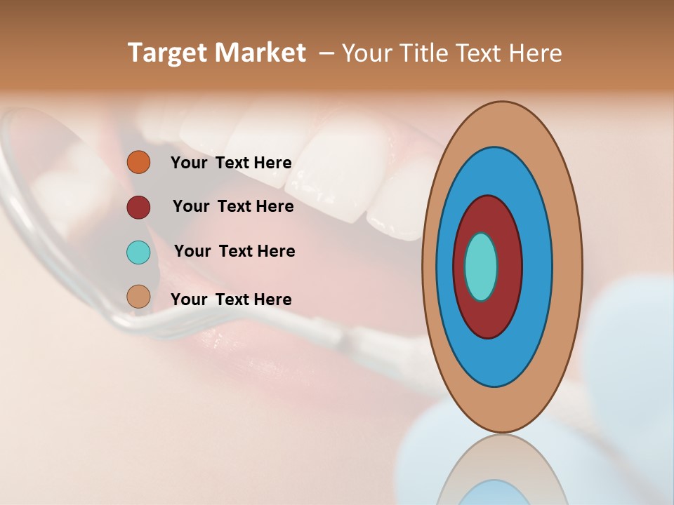 Dentist Saliva Examine PowerPoint Template