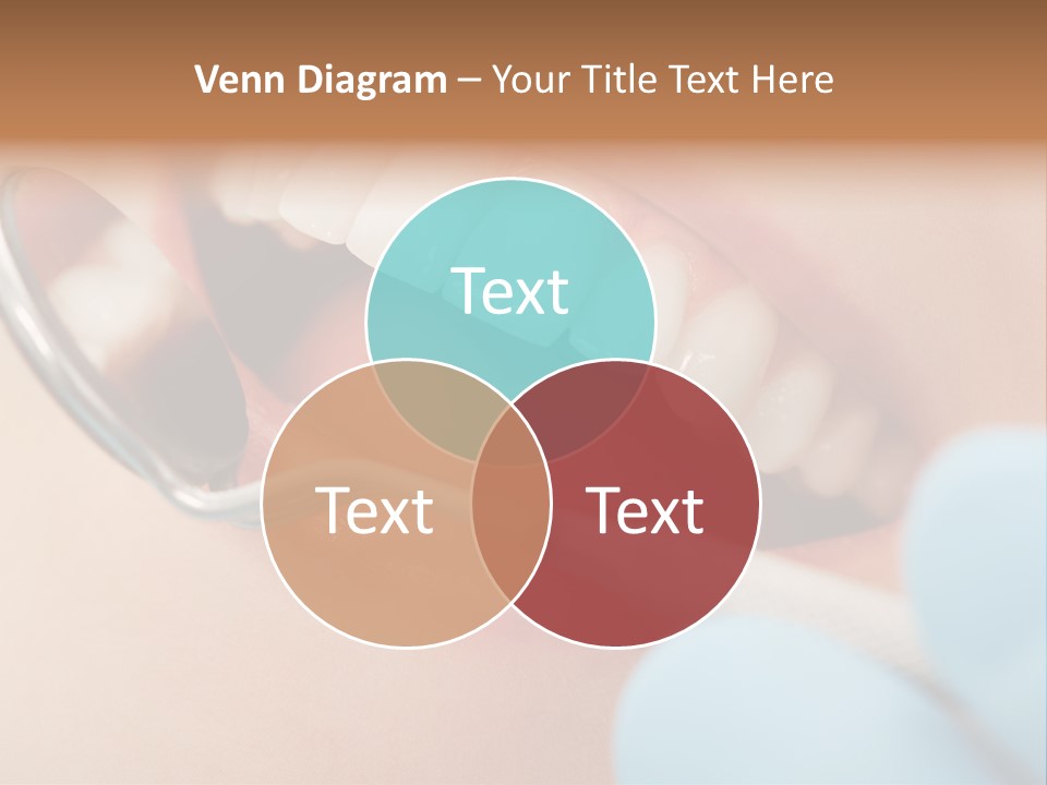 Dentist Saliva Examine PowerPoint Template