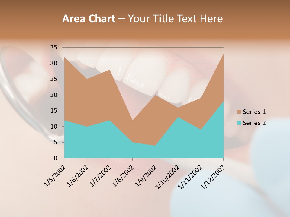 Dentist Saliva Examine PowerPoint Template