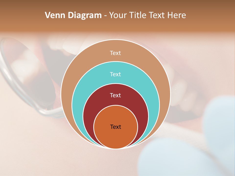 Dentist Saliva Examine PowerPoint Template