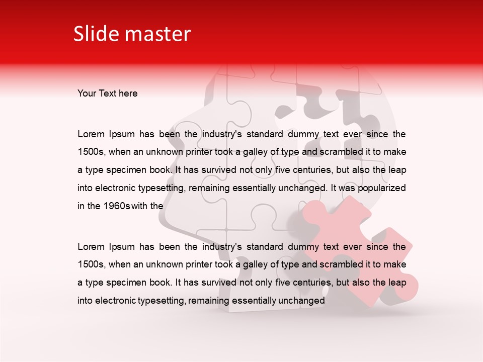 Ideas Jigsaw Concepts PowerPoint Template