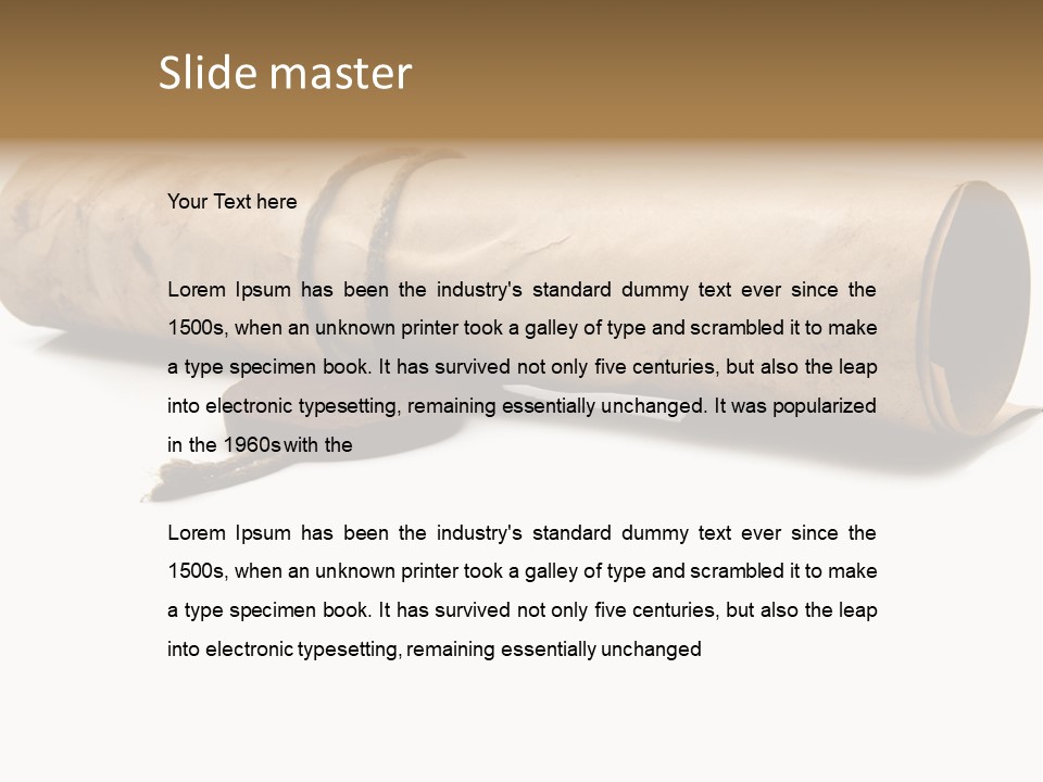 Background Isolated Object PowerPoint Template