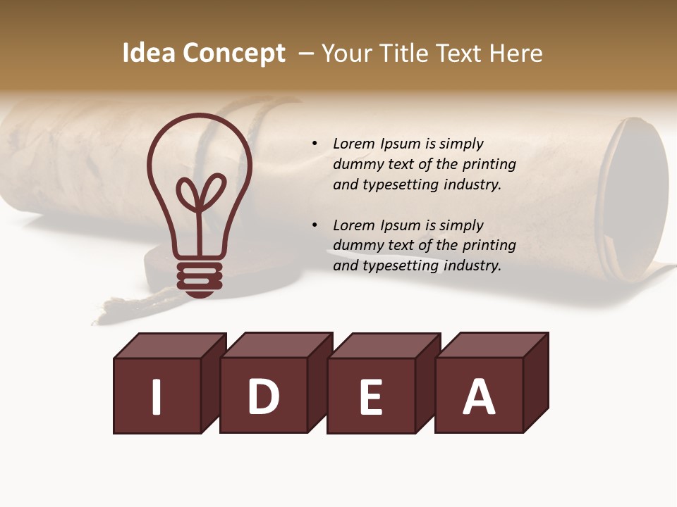 Background Isolated Object PowerPoint Template