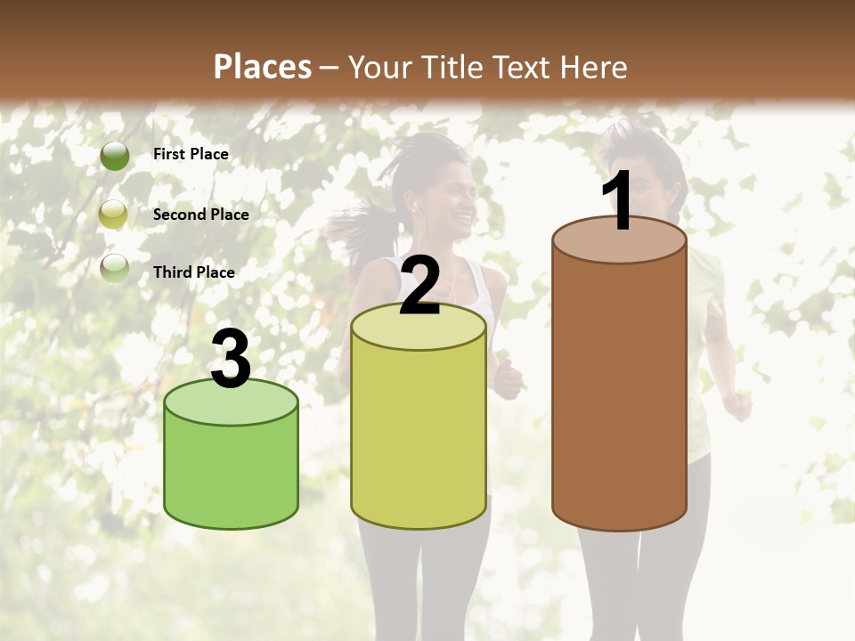 Body Adults Run PowerPoint Template