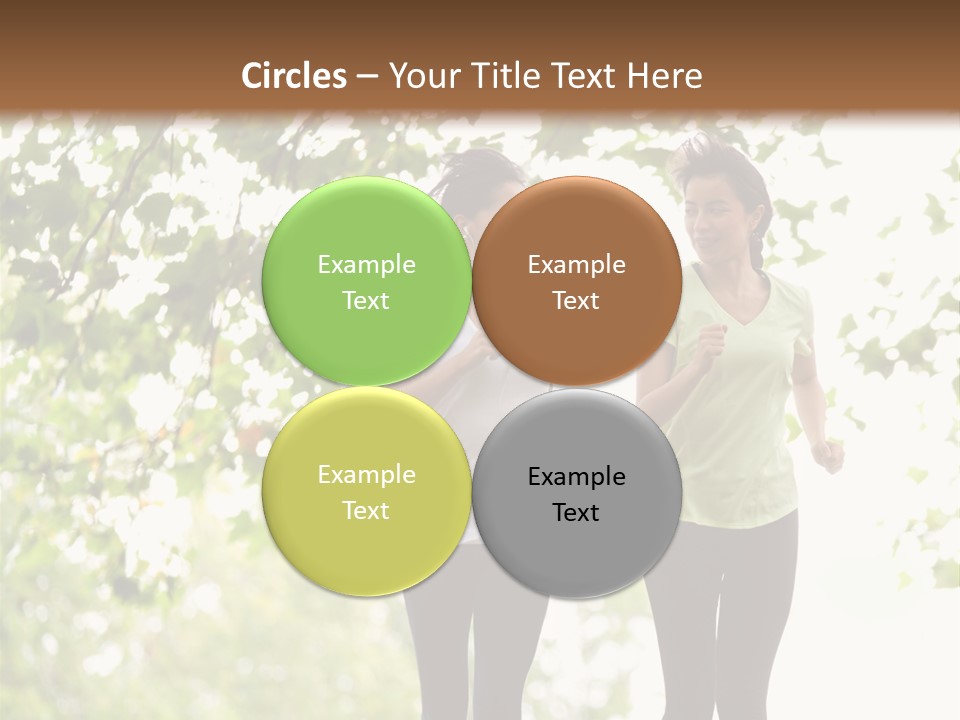 Body Adults Run PowerPoint Template