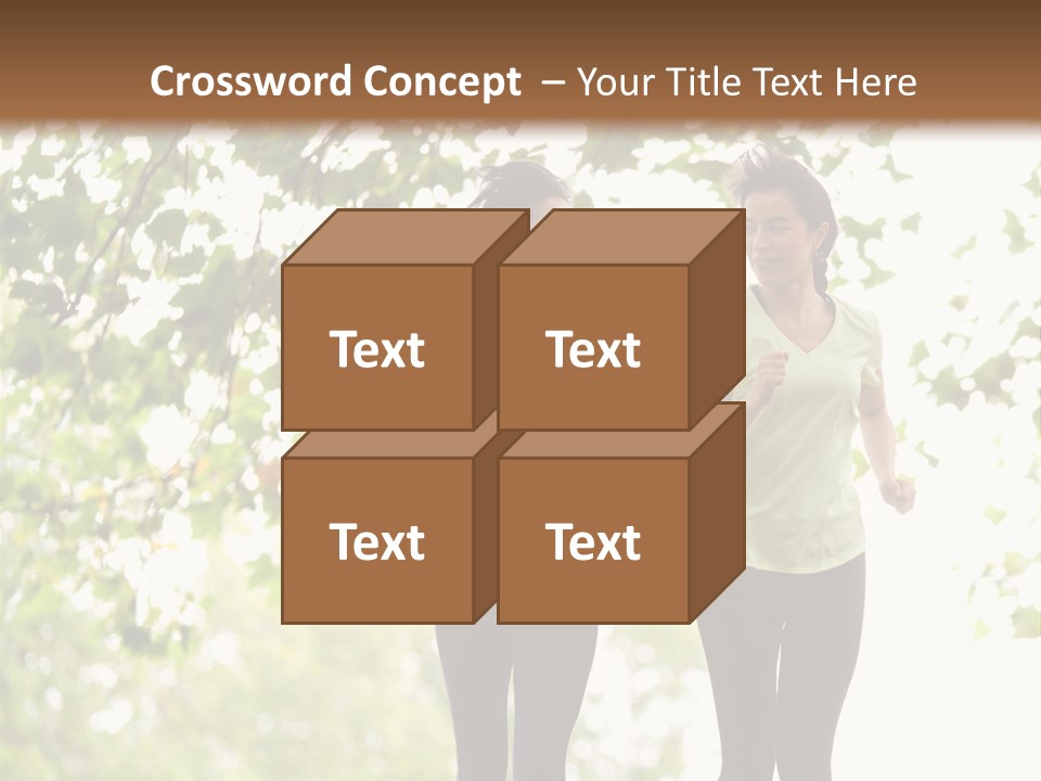 Body Adults Run PowerPoint Template