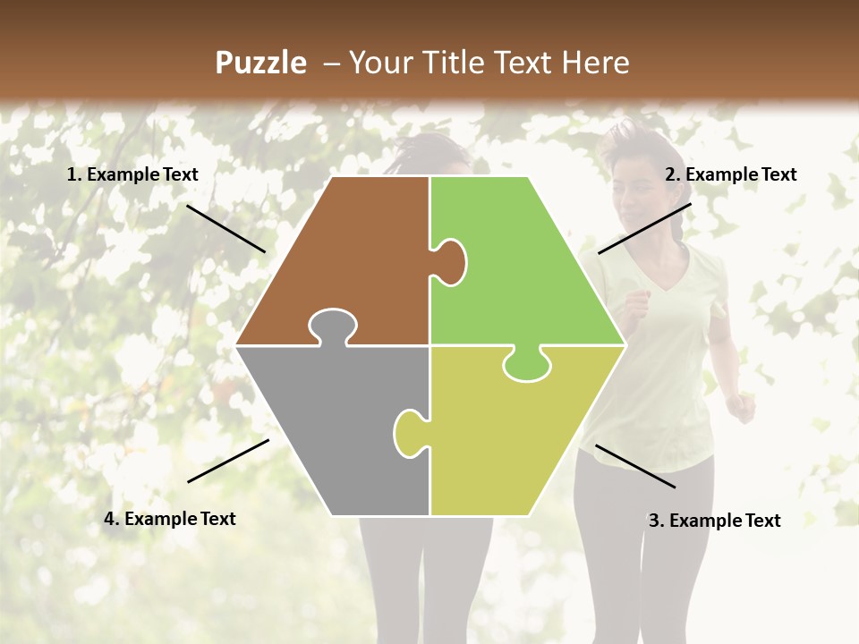 Body Adults Run PowerPoint Template