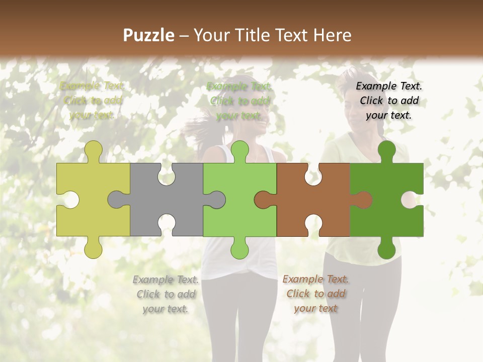 Body Adults Run PowerPoint Template