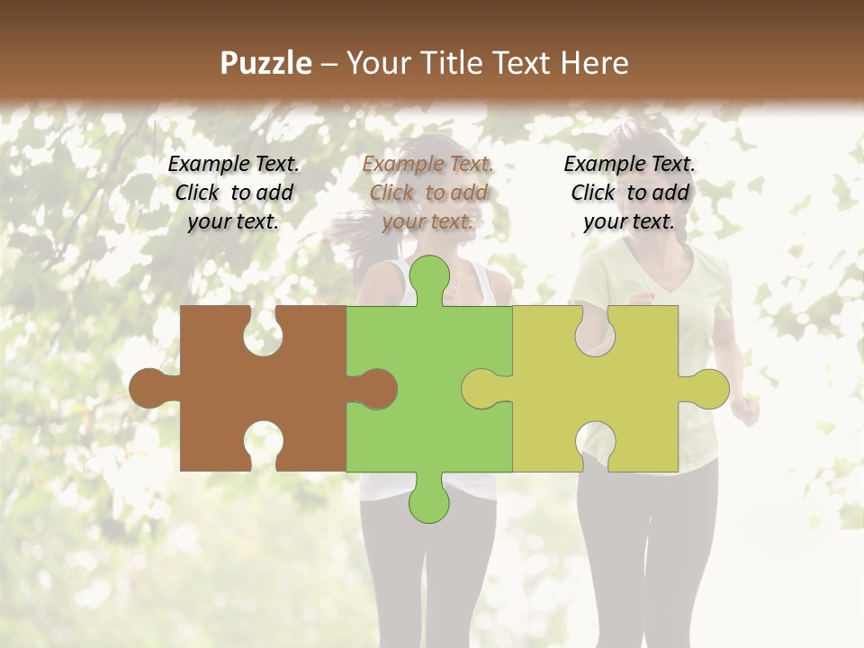 Body Adults Run PowerPoint Template