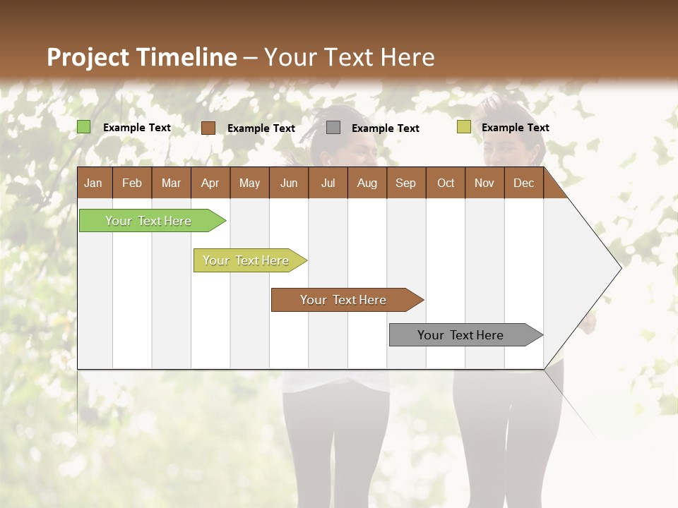 Body Adults Run PowerPoint Template