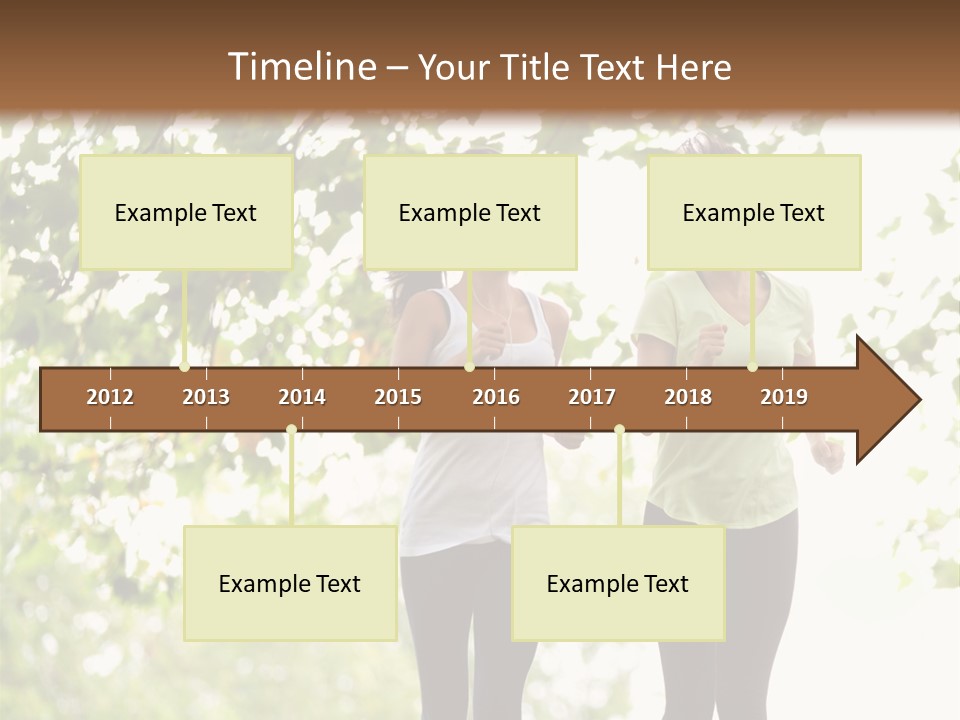 Body Adults Run PowerPoint Template