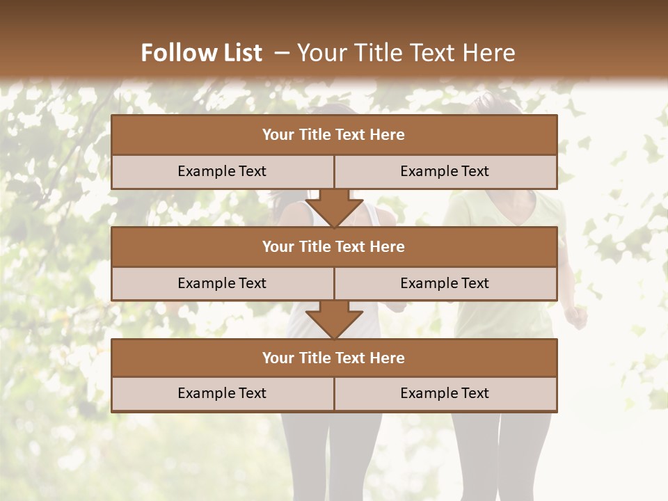 Body Adults Run PowerPoint Template