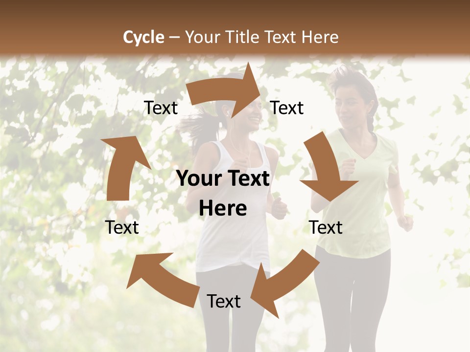 Body Adults Run PowerPoint Template