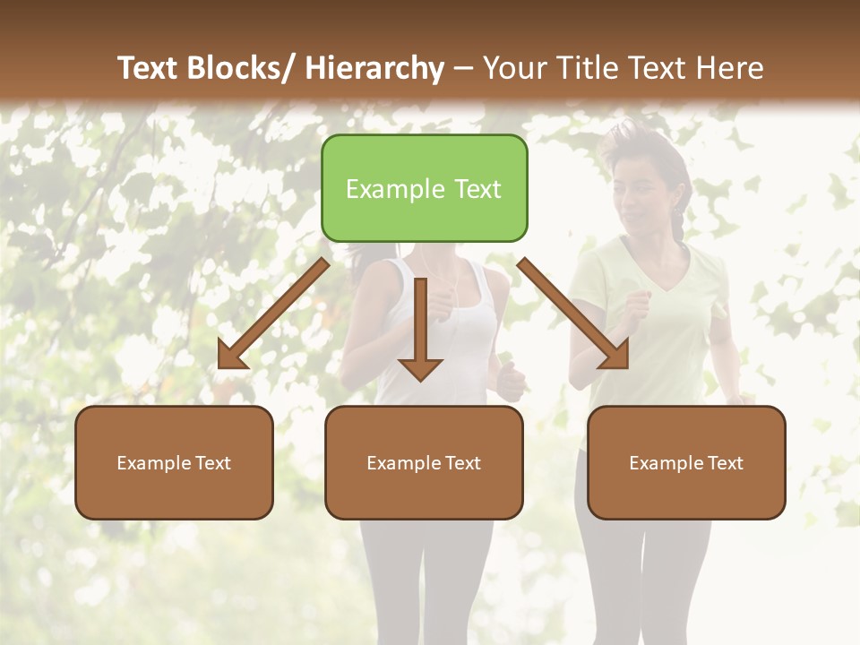 Body Adults Run PowerPoint Template