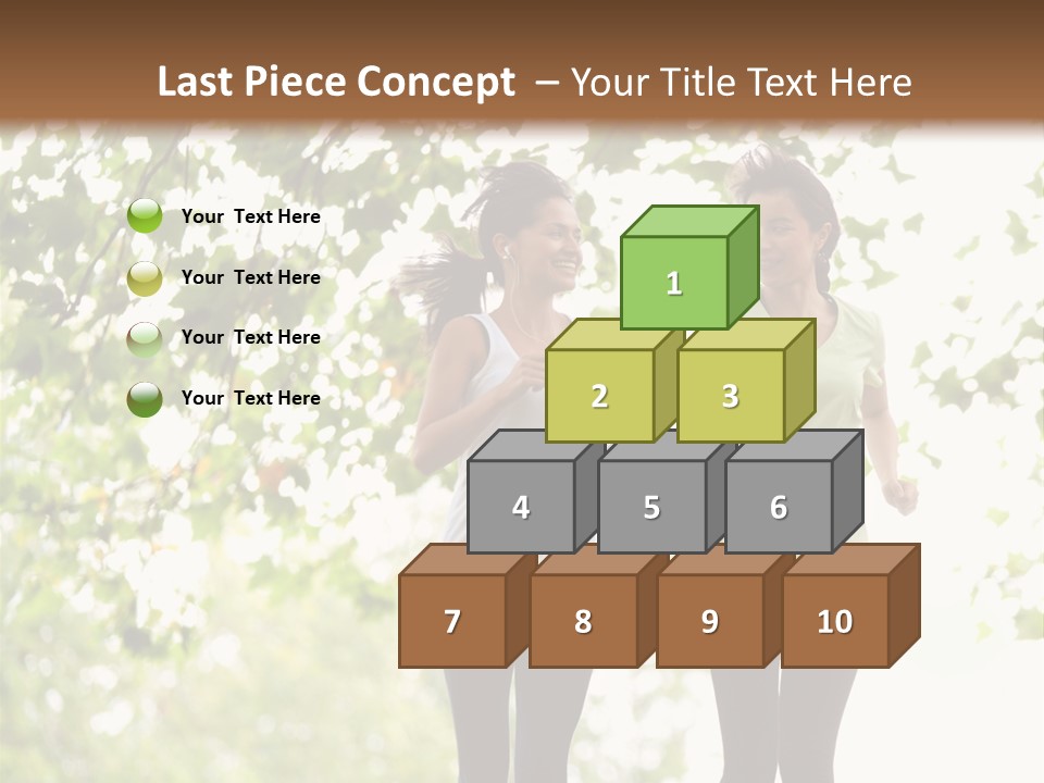 Body Adults Run PowerPoint Template