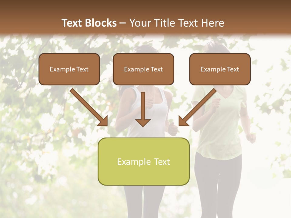 Body Adults Run PowerPoint Template