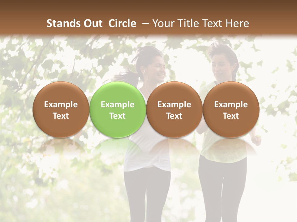 Body Adults Run PowerPoint Template