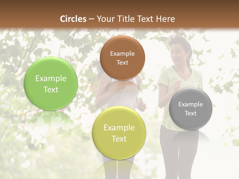 Body Adults Run PowerPoint Template