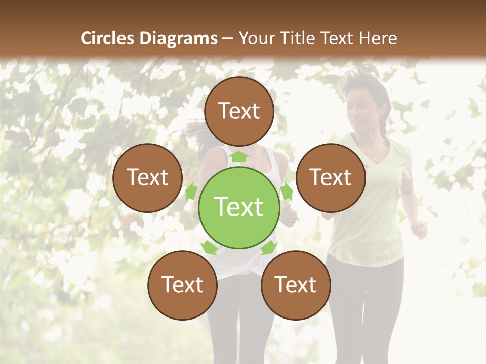 Body Adults Run PowerPoint Template