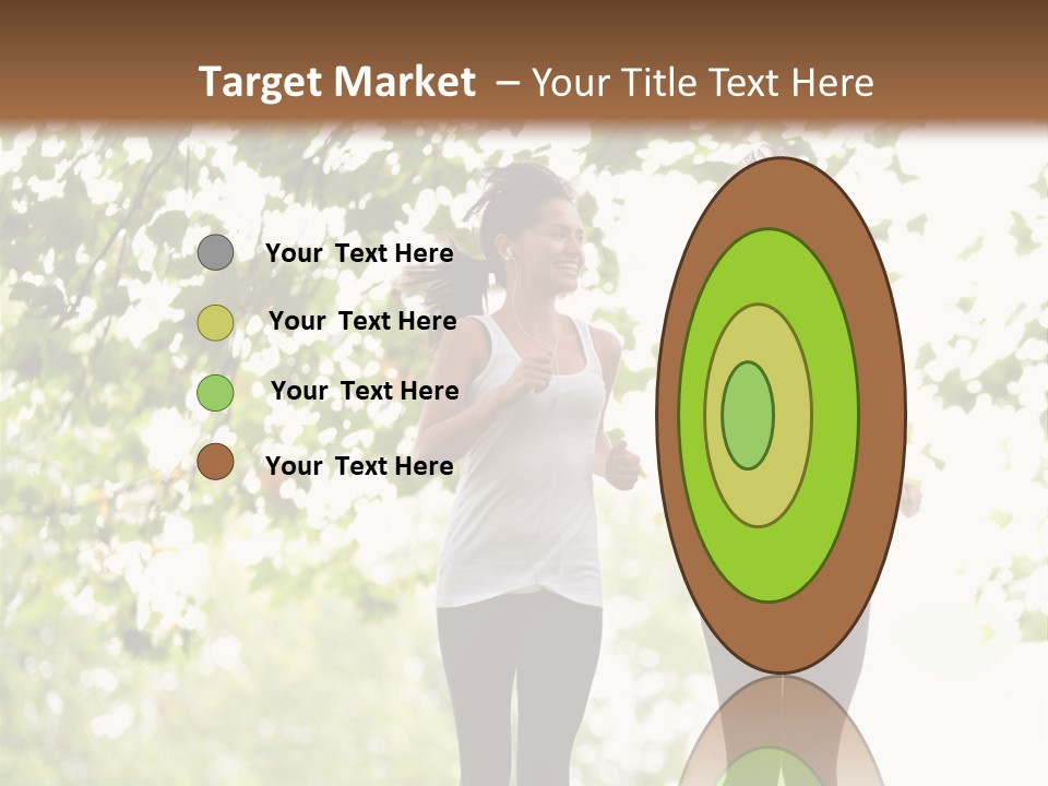 Body Adults Run PowerPoint Template