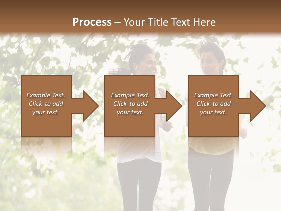 Body Adults Run PowerPoint Template