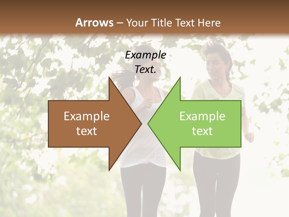 Body Adults Run PowerPoint Template