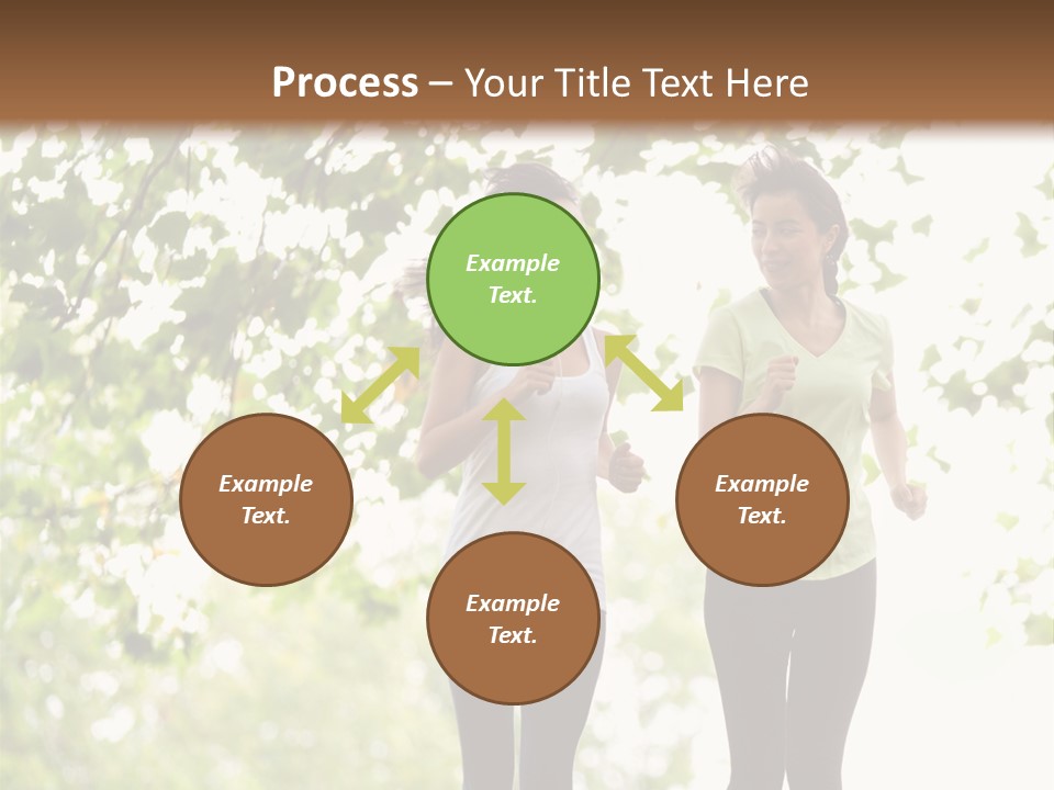 Body Adults Run PowerPoint Template