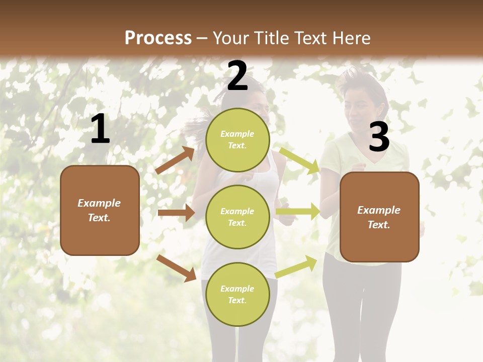 Body Adults Run PowerPoint Template