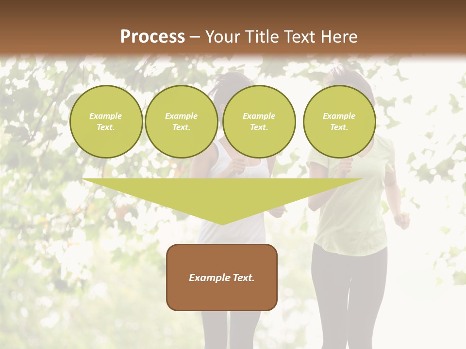 Body Adults Run PowerPoint Template