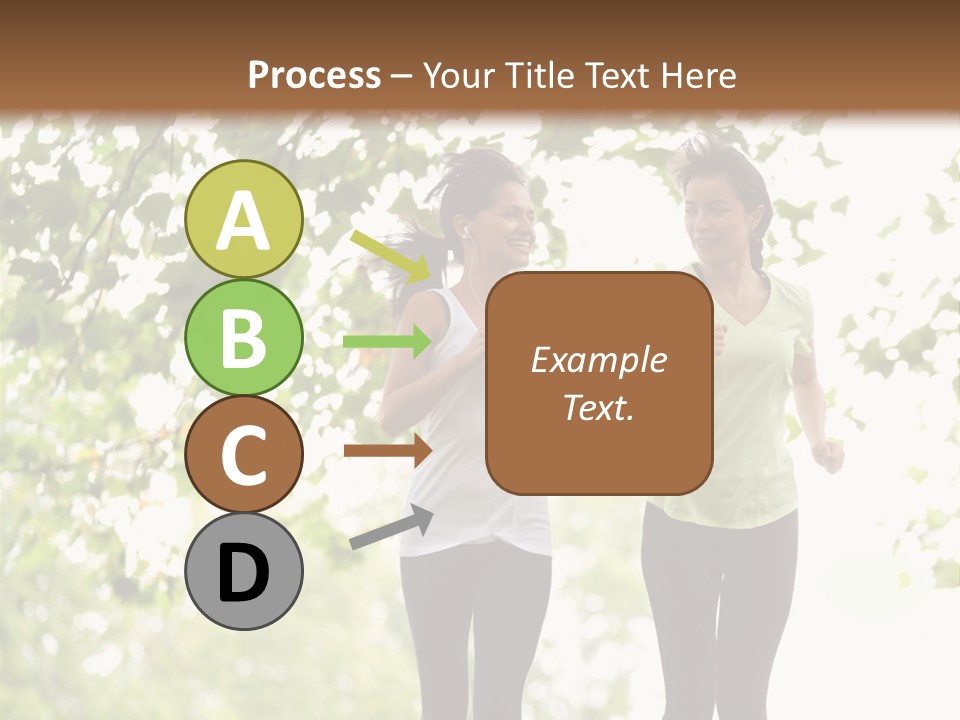 Body Adults Run PowerPoint Template